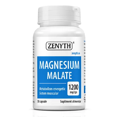 Magnesium Malate, 30 capsule, Zenyth