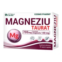 Magneziu Taurat, 30 capsule vegetale, Cosmo Pharm