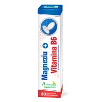 Magneziu + Vitamina B6,  20 comprimate efervescente, Naturalis