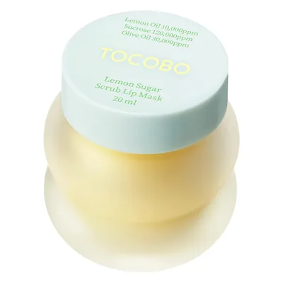 Masca scrub pentru buze, Lemon Sugar Lip Mask, 20 ml, Tocobo