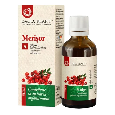 Tinctura de merisor, 50ml, Dacia Plant
