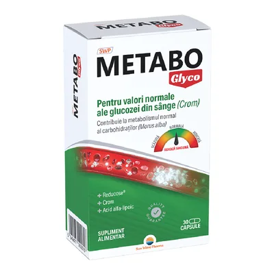 Metabo Glyco, 30 capsule - Sun Wave Pharma