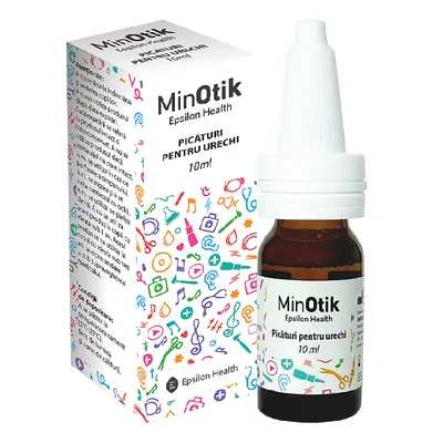 Picături pentru urechi MinOtik, 10 ml, Epsilon Health