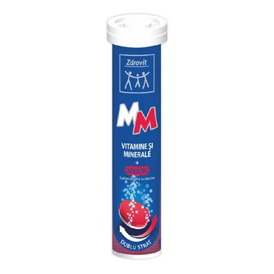 Vitamine si minerale + Ginseng, 24 comprimate, Zdrovit