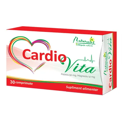 CardioVita, 50 mg, 30 comprimate, Naturalis