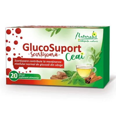 GlucoSuport Ceai, 20 plicuri, Naturalis