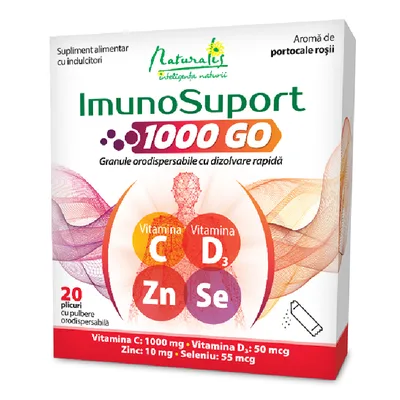 ImunoSuport 1000 GO, 20 plicuri, Naturalis