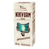 Sirop pentru eliminarea parazitilor intestinali, 60ml, Nikvorm