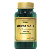 Pachet Omega 3-6-9 1000mg, 60 + 30 capsule, Cosmopharm