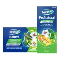 Pachet Theratuss ProNatural sirop + Theratuss Natural tablete