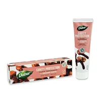 Pasta de dinti pentru protectie impotriva cariilor, cu extract organic de Cuisoare, fara fluor, 100 ml, Dabur
