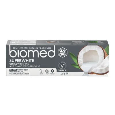 Pasta de dinti Superwhite, 75ml, Biomed