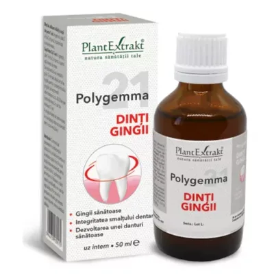Polygemma 21 dinti, Gingii, 50 ml, Plant Extrakt