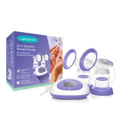 Pompa de sân electrică dublă, 2in1, Lansinoh