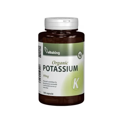 Potasiu 99mg, 60 capsule, Vitaking