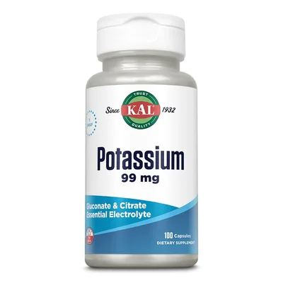 Potasiu 99 mg Kal, 100 capsule, Secom