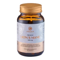 Premium Lion's Mane, Ciuperca Coama Leului, 500 mg, 60 capsule, Aronia Charlottenburg
