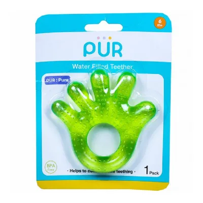 Inel gingival cu apa +6 luni Verde Inchis, 1 bucata, PUR