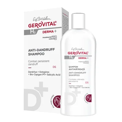 Sampon antimatreata H3 Derma+, 200ml, Gerovital