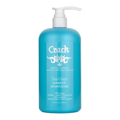 Sampon hidratant cu extract de acai si proteine din matase Clean&Soaper, 241 ml, Crack Hair Fix