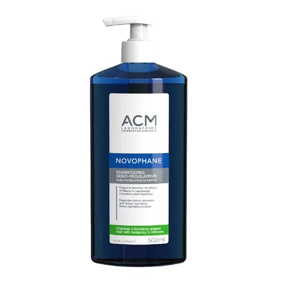 Sampon sebo-regulator, Novophane, 200 ml, ACM