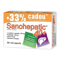 Sanohepatic 40+, 30 capsule, Zdrovit