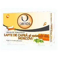 Sapun cu lapte de capra si extract de morcovi,100g, Ortos