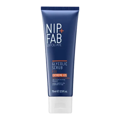 Scrub exfoliant pentru ten Glycolic Fix, 75 ml, NIP+FAB