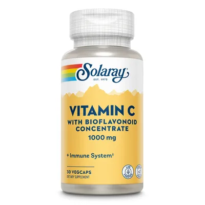 Vitamin C Solaray, 100 capsule, Secom
