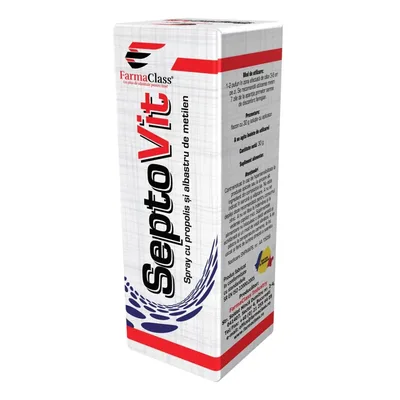 Spray cu propolis si albastru de metilen SeptoVit, 30ml, FarmaClass