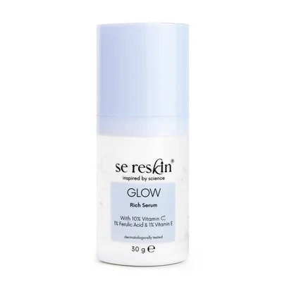 Serum cu 10% vitamina C, E si acid ferulic Glow, 30 g, Se:Reskin