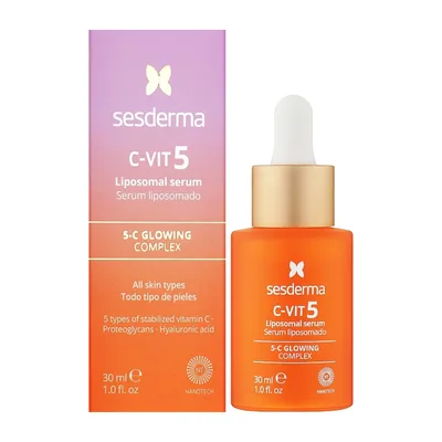 Ser Lipozomal cu 5 tipuri de Vitamina C C-VIT, 30ml, Sesderma