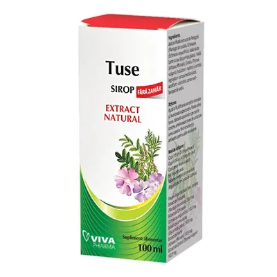 Sirop tuse fara zahar, 100ml, Viva