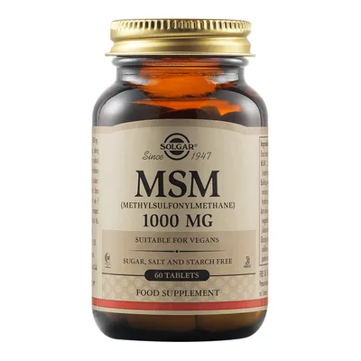 MSM 1000mg, 60 tablete, Solgar