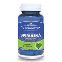 Spirulina Premium, Herbagetica | 60 capsule
