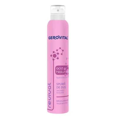 Spuma de dus cu acid hialuronic, 200ml, Gerovital