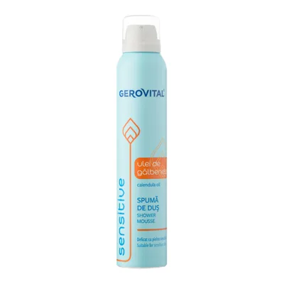 Spuma de dus Sensitive, 200ml, Gerovital