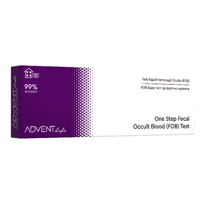 Test rapid hemoragii oculte (FOB), 1 bucata, Advent Life