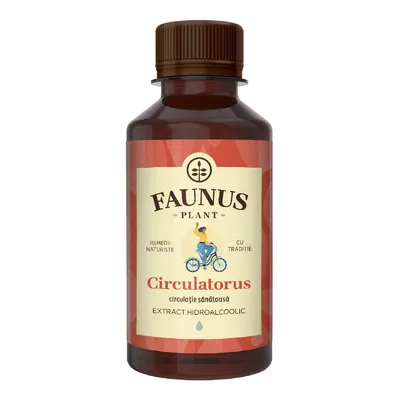 Tinctura Circulatorus pentru circulatia venoasa si confortul picioarelor, 200 ml, Faunus Plant