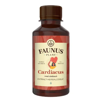 Tinctura Cardiacus pentru sanatatea sistemului cardiovascular, 200 ml, Faunus Plant