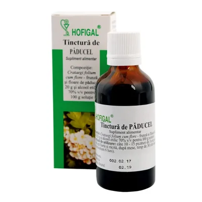 Tinctura de paducel, 50ml, Hofigal