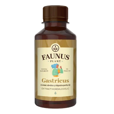 Tinctura Gastricus pentru digestie si confort gastric, 200 ml, Faunus Plant
