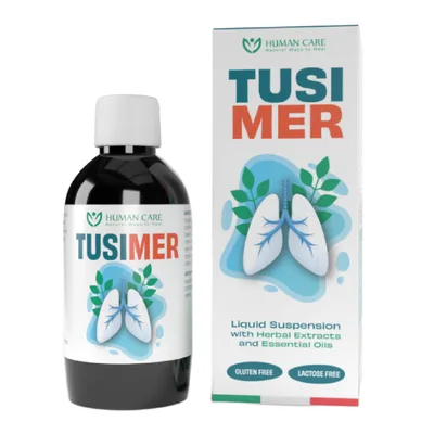Sirop de tuse pentru adulti, Tusimer, 200ml, Human Care