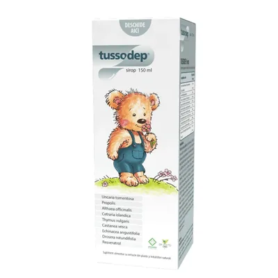 Tussodep sirop de tuse pentru copii, 150ml, Dr. Phyto