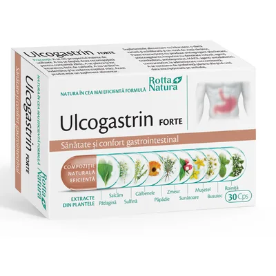 Ulcogastrin forte, 30 capsule, Rotta Natura
