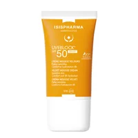 Mousse cu protectie solara SPF50+ Velvet Uveblock, 40ml, IsisPharma