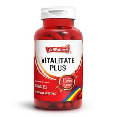 Vitalitate Plus, 30 capsule, AdNatura