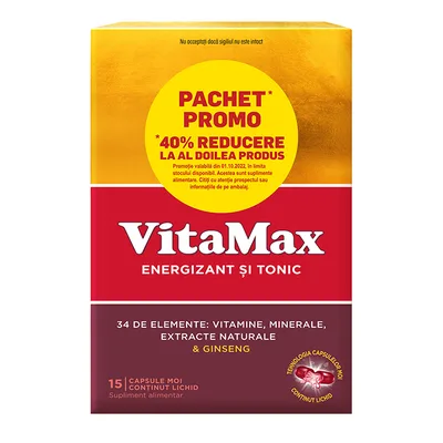 Vitamax, 15 capsule moi, Perrigo