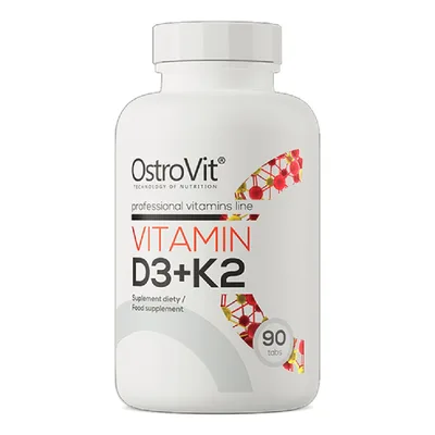 Vitamin D3 + K2, 90 tablete, OstroVit