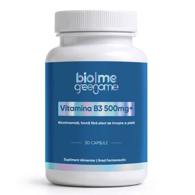 Vitamina B3, 500mg+, 30 capsule, Biome